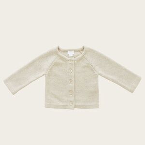 Jamie Kay sz 2y Wheat Marle Knit Cardigan Sweater